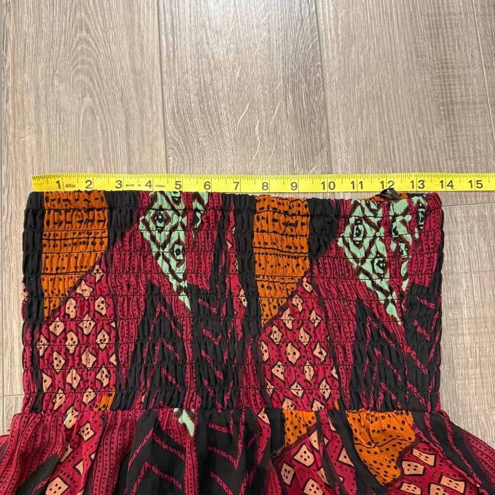 Diane Von Furstenberg DVF Tribal Print Silk Maxi Dress | Size 4 | 100% Silk - Picture 12 of 17